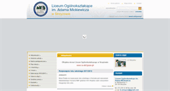 Desktop Screenshot of lo-strzyzow.strzyzowski.pl